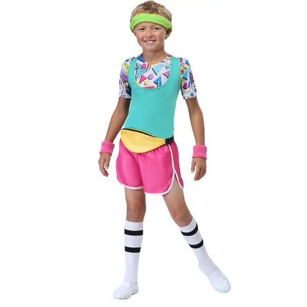 Boy's Work It Out 80s Costume