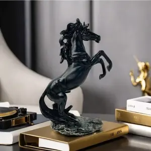 Creative Horse Ornament for Home Decor, Traditional Chinese Style Desk Decoration, New House Gift, Living Room Accent Piece, Statue