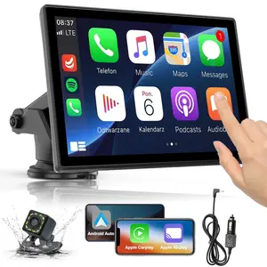 2026 Newest Carplay IPS Touchscreen Wireless Portable Stereo with Bluetooth/Wifi for Car with Backup Camera, Suitable for All GM Cars
