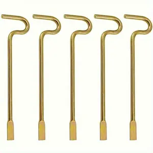 6pcs Kwikset Emergency Keys Kwikset Emergency Keys - Bedroom/Bathroom Door Compatible with Interior Levers and Knobs