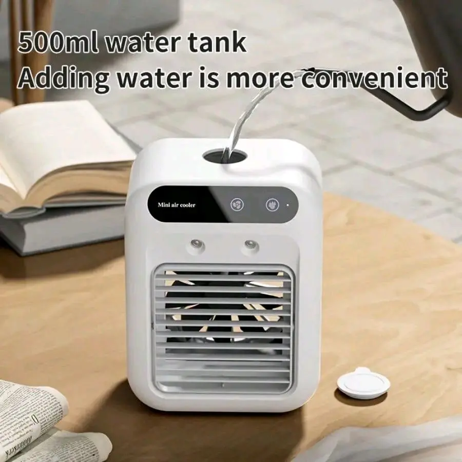 Mini Portable Air Conditioner, Personal Room Cooling Appliance for Home Office Use