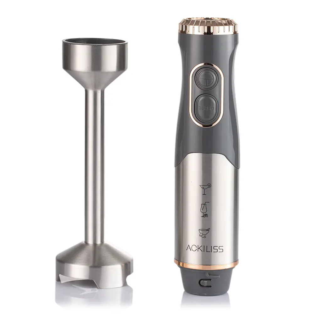 Handheld Electric Immersion Blender - Multi-Functional All-In-1 Kitchen Helper for Baby Food Prep, Veggies, Home Kitchen Use, with BPA-Free Plastic Handle, 40*7cm Size, All-In-One Kitchen Helper