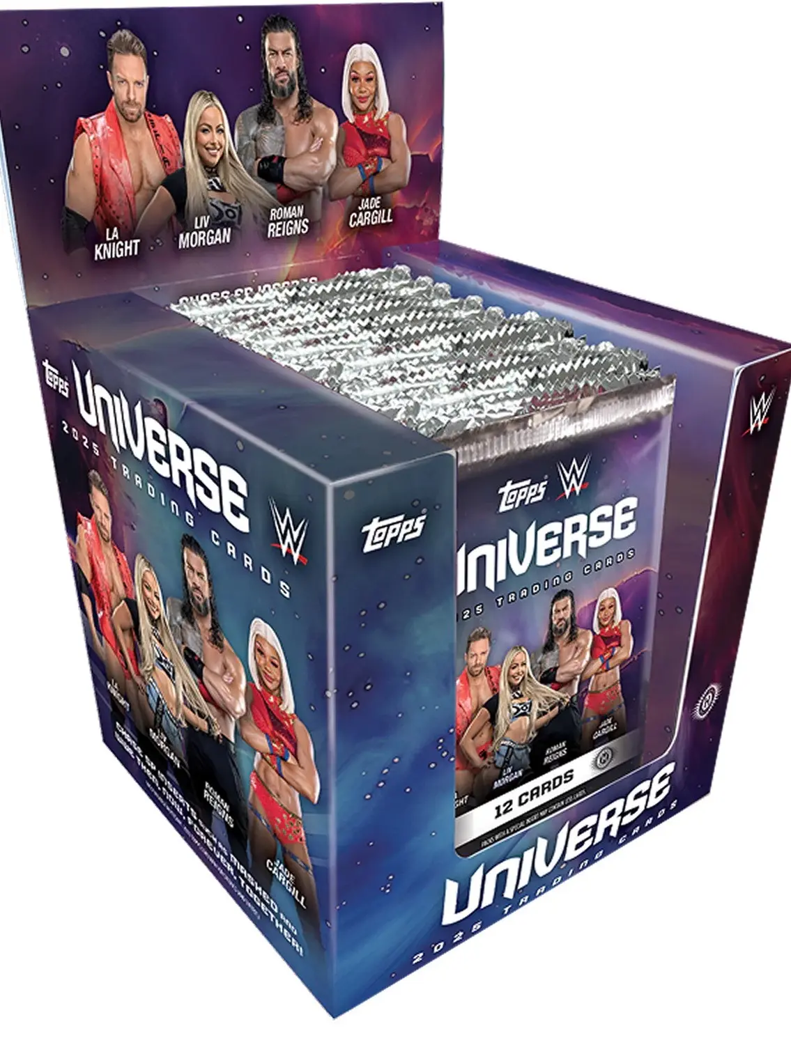 1 (ONE) SINGLE PACK of 2025 Topps Universe WWE - Hobby Box