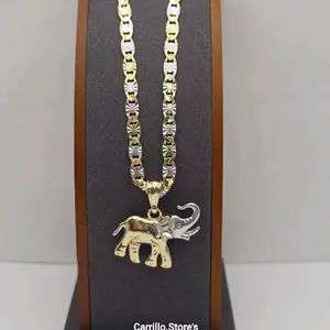 ELEPHANT' THREE COLOR'S beautiful style necklace gold-plated fashion design