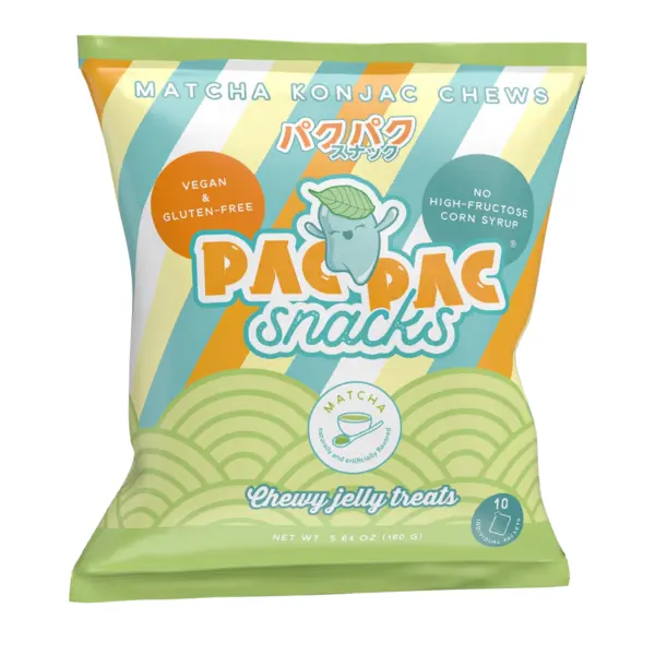 Matcha Konjac Chews jelly snack gourmet japan candy gummy snacks gelatinfree candy