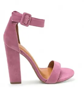NWT- SHOE REPUBLIC LA PINK Velvet High Heels SIZE - 8