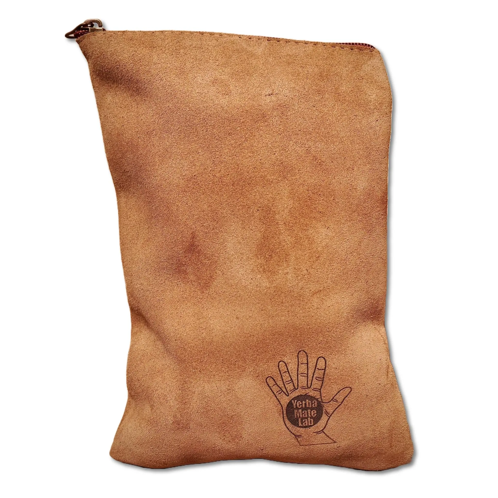 Tan Suede Yerbera - Yerba Mate Pouch