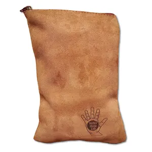 Tan Suede Yerbera - Yerba Mate Pouch
