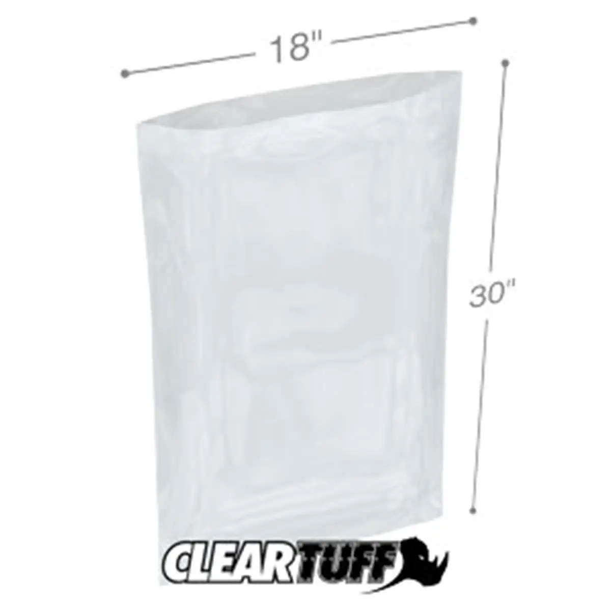 212 MAIN Multifunctional Recyclable Plastic Flat Top Trash Bags - 18x30 in, 0.004 Gauge, 250-Count Case, with Twist Ties, for Storage, Industrial Use (pb1265)