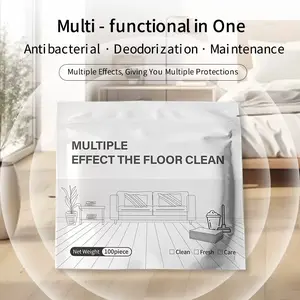 100-Piece Floor Cleaning Tablets, Multi-Surface Hardwood Laminate Tile Cleaner, Antibacterial Deodorizing RV Wall Maintenance Home Care Supplies
