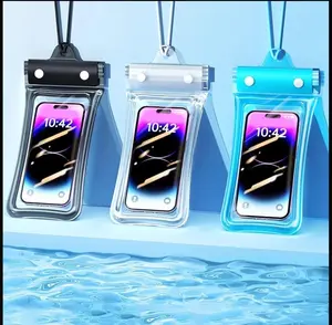 Outdoor waterproof mobile phone bag, touchscreen phone protector, suitable for swimming and beach activities, floatation photography and water play phone case