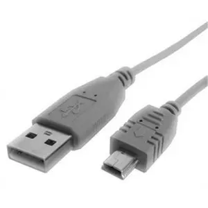 StarTech 3ft High-Speed USB 2.0 Data Transfer Cable - 1 x Type A to 1 x Mini USB Type B, Gray, for Digital Cameras