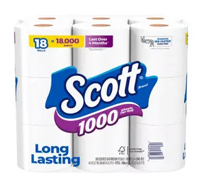 Scott Bath Tissue 1000-Sheet (18 Rolls) Toilet Paper