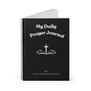 My Daily Prayer Journal - Spiral Notebook for Faithful Reflections, Christian Notebook, Spiritual Writing, Prayer Log, Bible Study Journal,