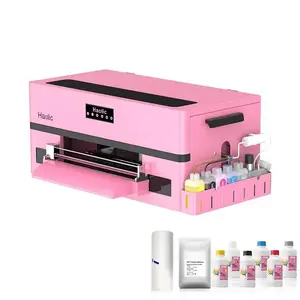 Haolic 13" Pink A3 XP-1 Pro DTF Printer with XP600 Printhead High-Resolution Printing & Smart All-in-One Software for Crafters and Home-based Businesses