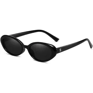 Retro Oval Sunglasses for Women and Men,  Eye Sunglasses UV Protection for Outdoor Wear