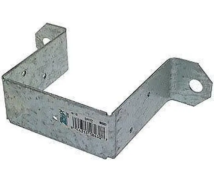 212 MAIN Post Brackets, Heavy-Duty Sturdy Z-Max Galvanized Joist Tie Connectors for 4 X 4 In. Posts, Ideal for Home Projects and Building Structures, Sturdy Bracket