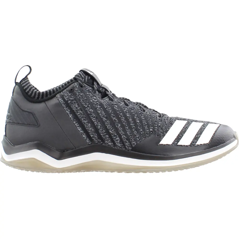 adidas Mens Icon Trainer Baseball Baseball Sneakers Shoes - Black adidas Mens Icon Trainer Baseball Baseball Sneakers Shoes - Black