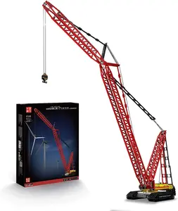 Mould King 17015 Crawler Crane Tower Heavy Duty Building Block Remote Control Vehicle Kit Toy 4318 Pcs Engineering Mechanics