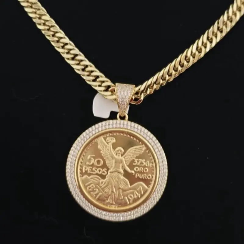 Cadena 536 Con Medalla 633 centenario gold plated Cadena 536 Con Medalla 633 centenario gold plated