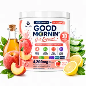 Gut Support Powder 4200mg – Advanced Digestive Health Formula with Apple Cider Vinegar, L-Glutamine 5g, Prebiotics & Digestive Enzymes, Helps Reduce Bloating, Support Gut Lining & Digestive Comfort, 30 Servings