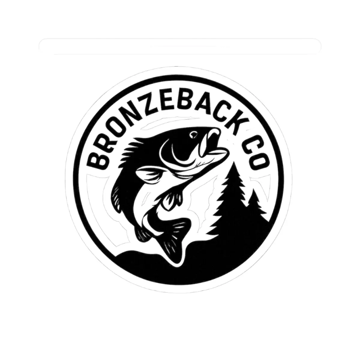 Bronzeback Co. Tree line Sticker