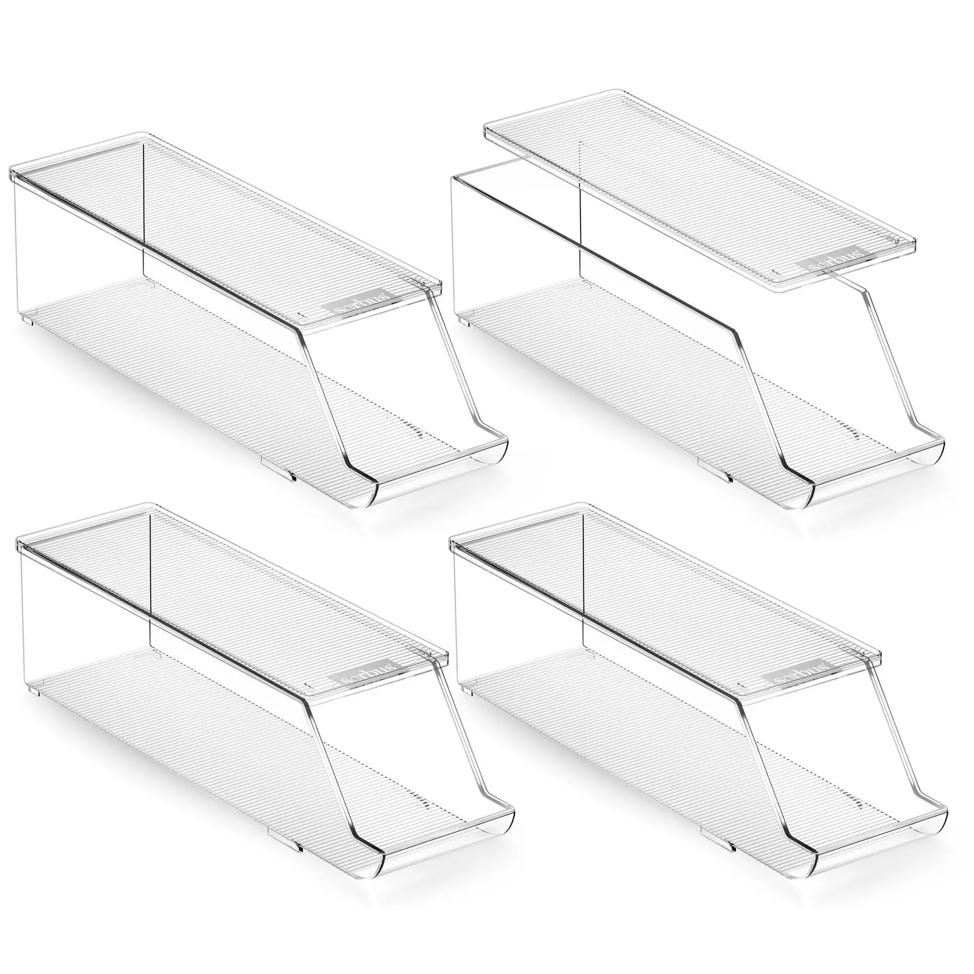 Sorbus Soda Can Organizer for Refrigerator 4 Pack