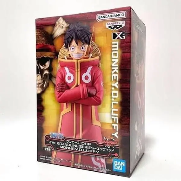 Bandai Grandline DXF Egghead Design Luffy Collectible Figurine - Anime Statue for Adult Collectibles Enthusiasts