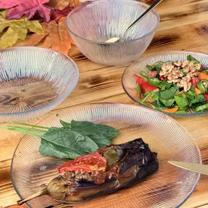 Ramart Studio Glass R1207-0 Cascata Glass Dinnerware Set - 16 Piece