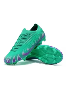 1 Pair Teen & Adult Dopamine Long Studs Soccer Cleats | Competitive Style | Fly-Knit + KPU Upper with Friction Zones + TPU Studs | For Natural Grass / Student Leagues / Amateur Matche