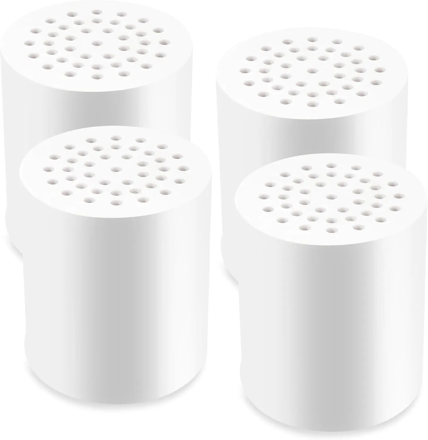 4 Pack 20 Stage Shower Head Filter, Shower Filter Replacement Cartridge for Hard Water, Universally Compatible With Any Similar Design, High Output, Clean and Softener Water