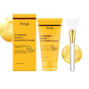Turmeric Collagen Rip-Off Mask, Night Moisturizing Mask, Gentle Cleansing & Moisturizing Mask, Men's & Women's Facial Skin Care Products, Skin Care Products