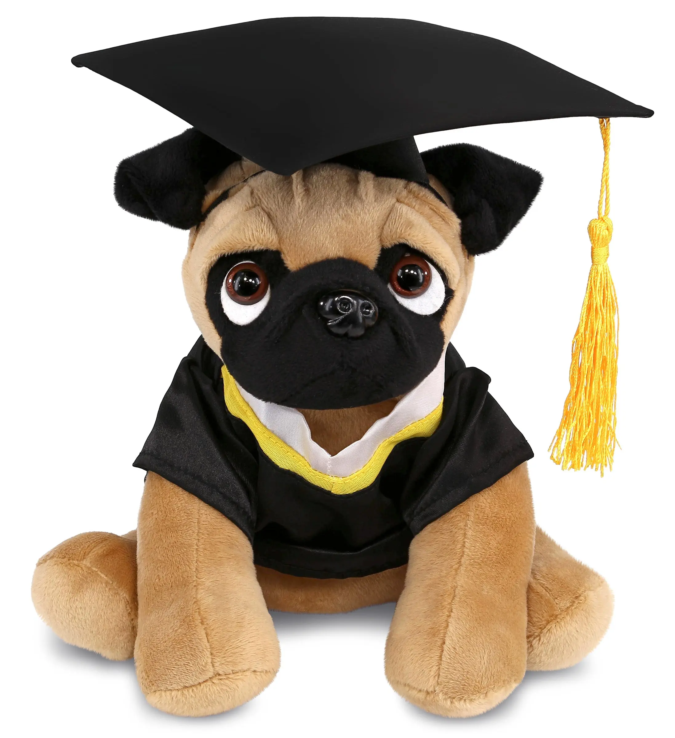 Custom Graduation Pug Dog Plush Personalized Name Gift 2026