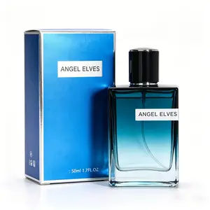 ANGEL ELVES Sea Blue Perfume | 50ml 1.7Fl.OZ | men's colognes | The bright and sweet flavor of lime and citrus, mingled with the floral scents of jasmine and violet, concludes with a gentle musk note |summer fragrance men | long lasting perfume