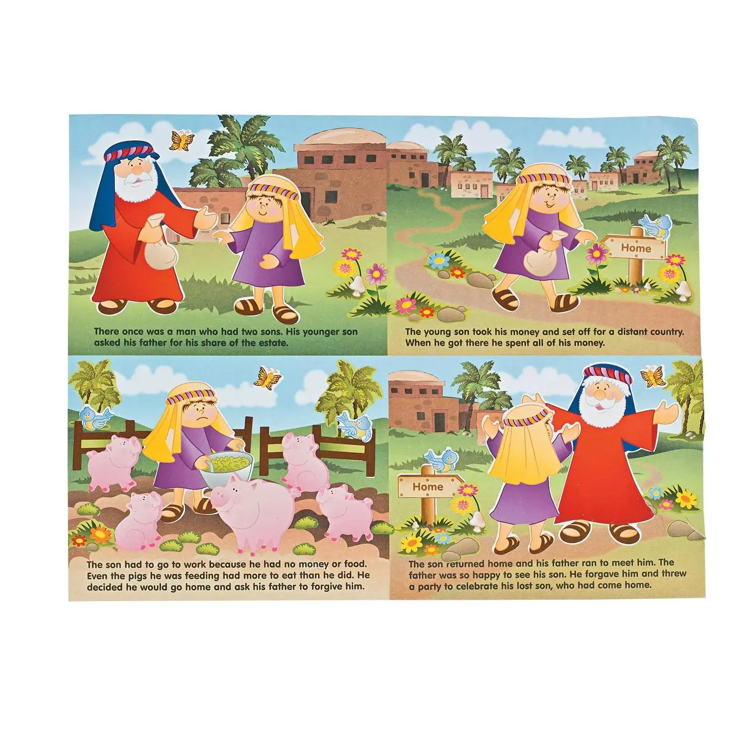 Prodigal Son Sticker Scenes - 12 Pc.