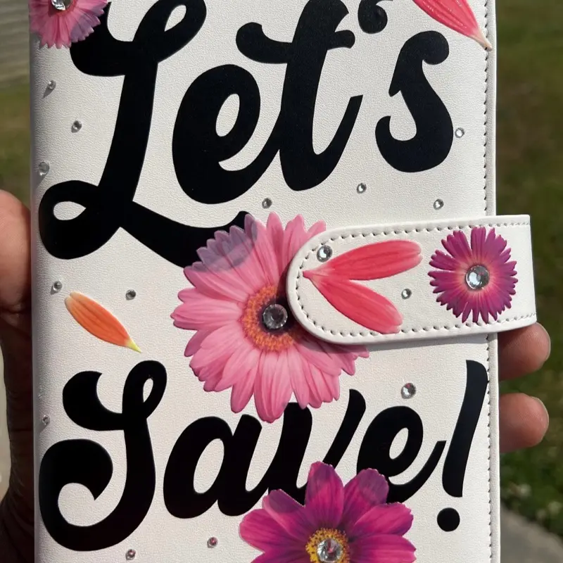 White ‘Let’s Save’ Budget Binder Set – $28.88