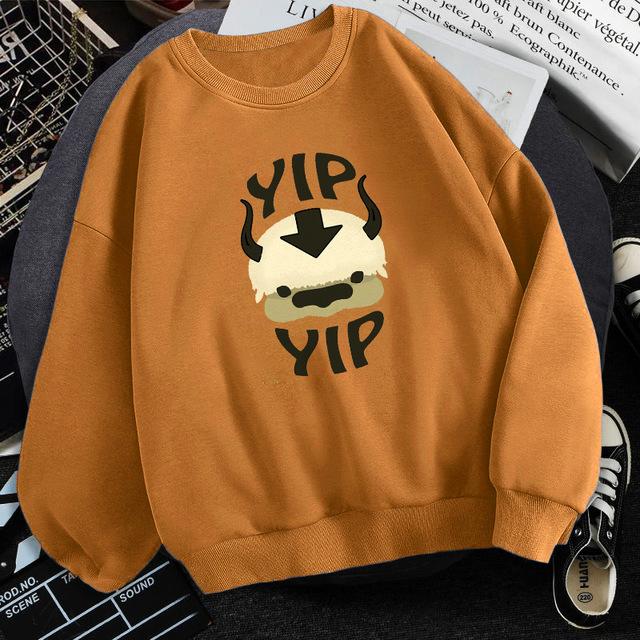 Fleece Sweater - Appa from Avatar The Last Airbender Fleece Sweater - Appa from Avatar The Last Airbender