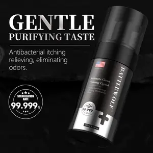 (Exclusive discounts on TikTok Shop) BATTLEWOLF Men's Fresh Intimate Wash-deep clean men's private parts,Ph balance,odor protection