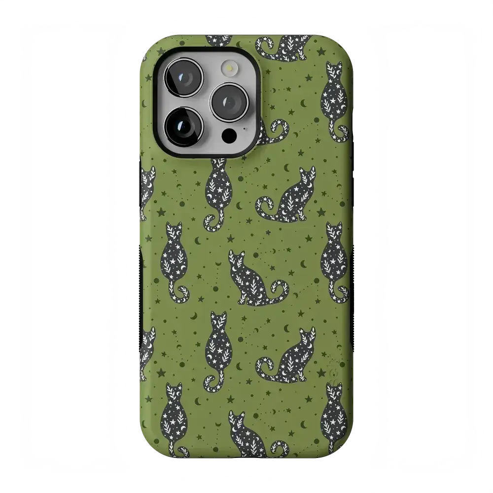 Casely iPhone 14 Pro Case | Sabrina's Bestie | Black Cats | Bold Protective Design | Compatible with MagSafe