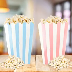 Blue and Pink Popcorn Boxes