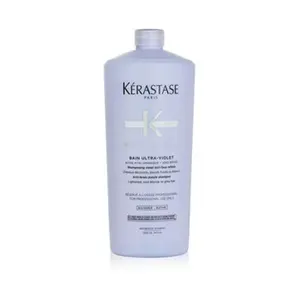 Kérastase Blond Absolu Bain Ultra-Violet Anti-Brass Purple Shampoo (Lightened, Cool Blonde or Grey Hair)，1000ml
