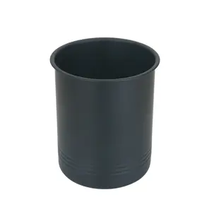 Metal Utensil Holder Black - Simple Design Utensil Container