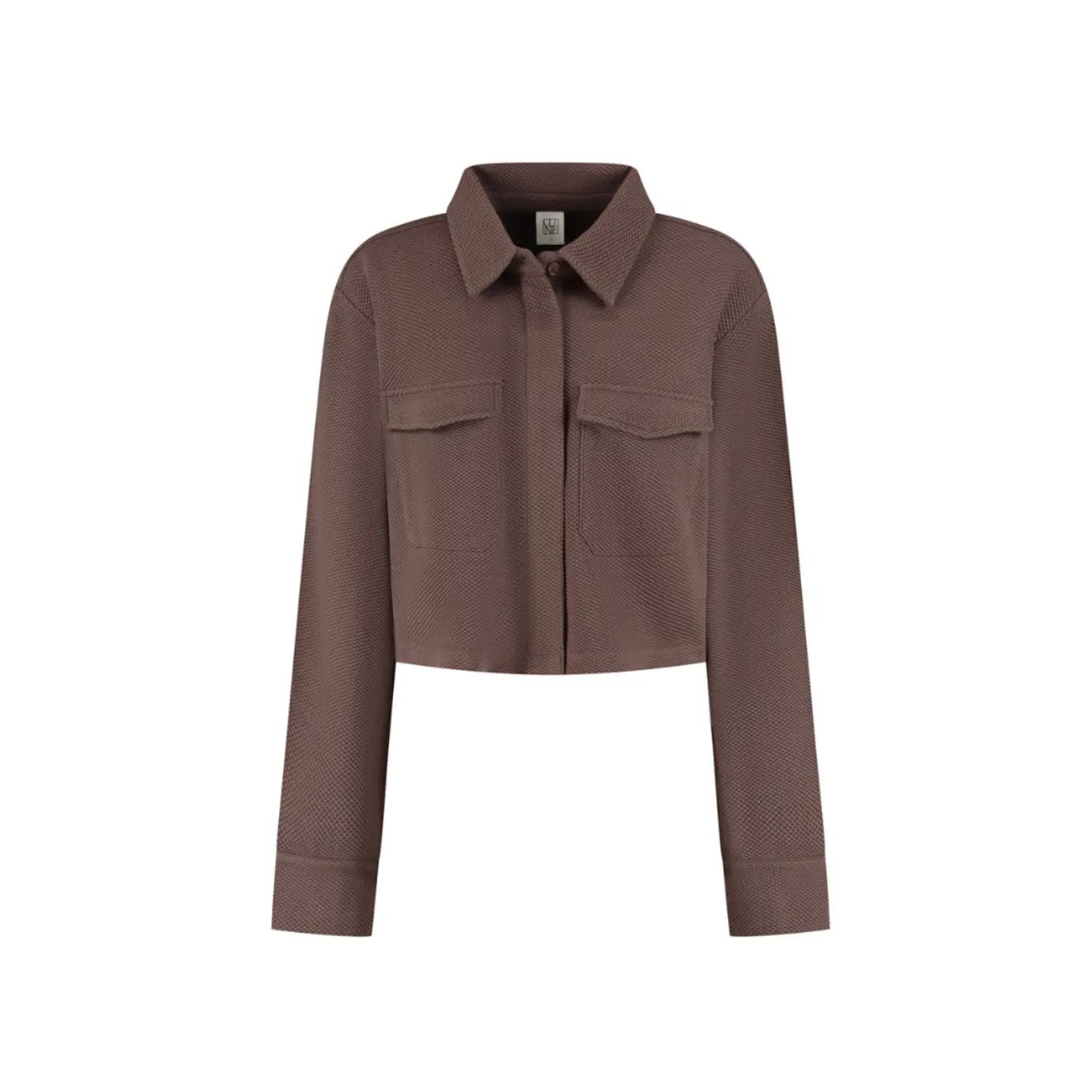 Moon Classic Short Blouse- Chocolate