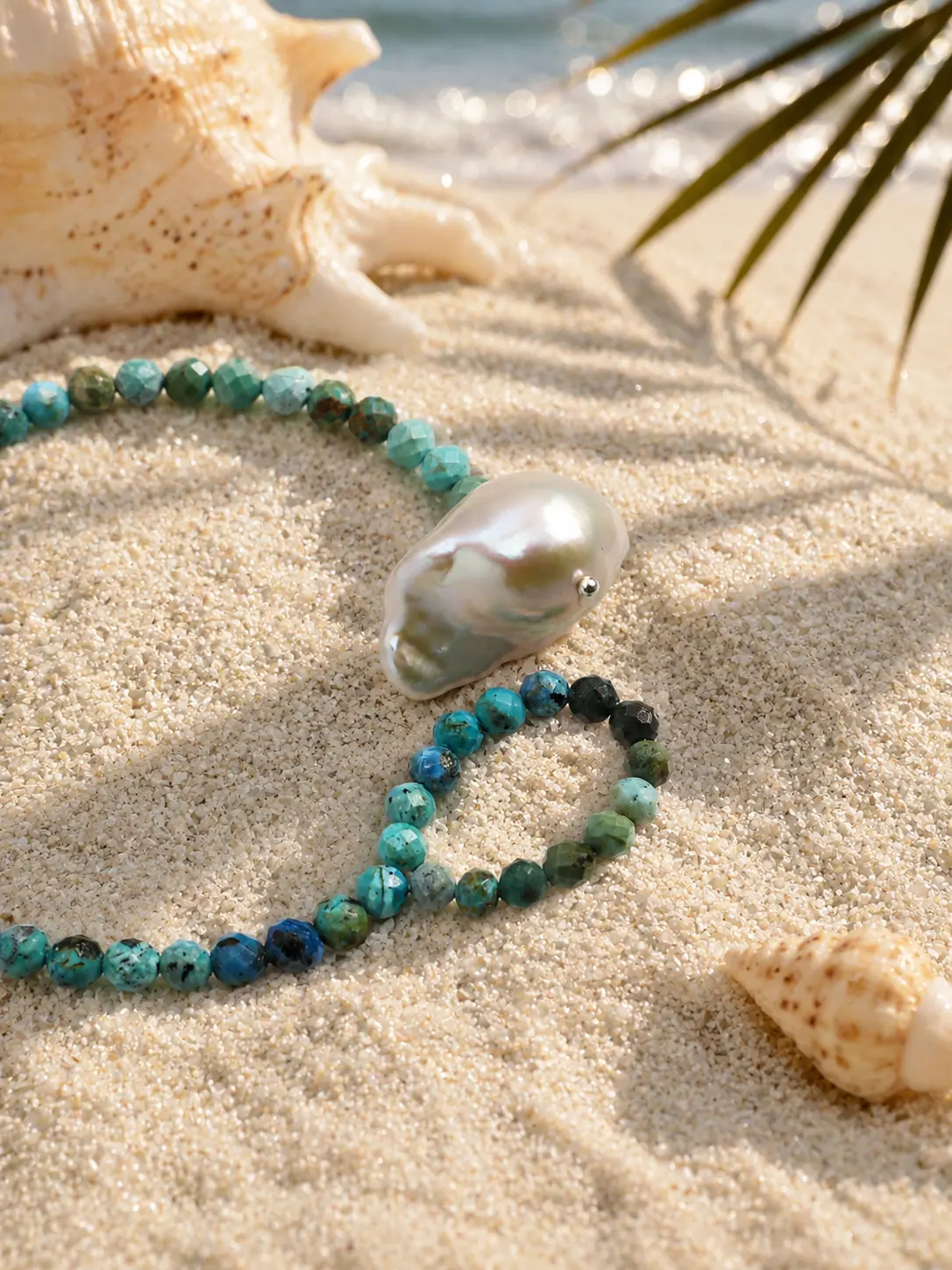 Women's Faceted Phoenix Stone Bracelet - Naturally Shaped Baroque Pearl, Multi-Shade, Elegant Design, Unique Daily Wear Costume Jewelry Bangle, 1-of-a-Kind Female Accessory, One Of A Kind, Female Bangle