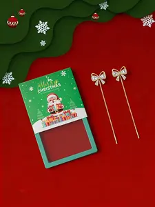 Elegant Bow Zircon Stud Earrings, Fashionable Sparkling Design, Light Luxury Style, Versatile Jewelry for Women, Perfect Holiday Gift