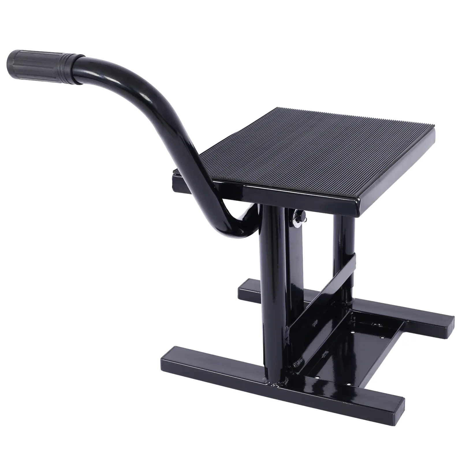 DONEXT Steel Motorcycle Dirt Bike Jack Stand, 11"-16.5" Adjustable Height, 330 LBS Load Capacity, Black Durable Build, Stable Safe Kit for Motorcycle Maintenance