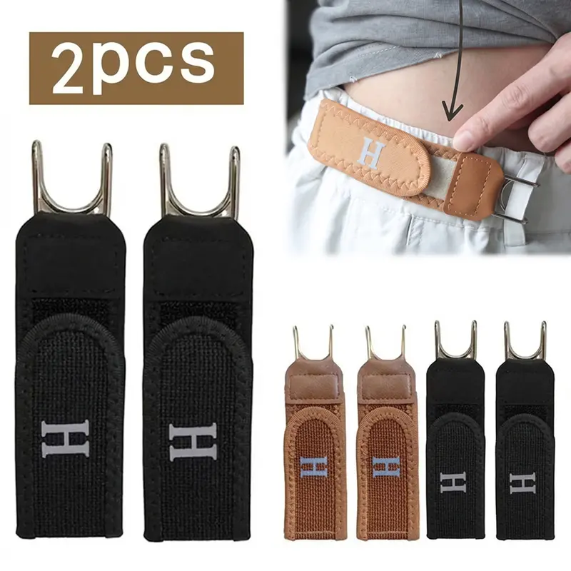 Upgraded Invisible Velcro Waist Belt for Men (5.9in or 6.69in Options) - Unisex Belts, Stretchable, No-Hole Adjustable, Non-Digging, Stylish, Labor Day Boyfriend Gifts, Suitable for Outdoor Sports & Everyday Wear