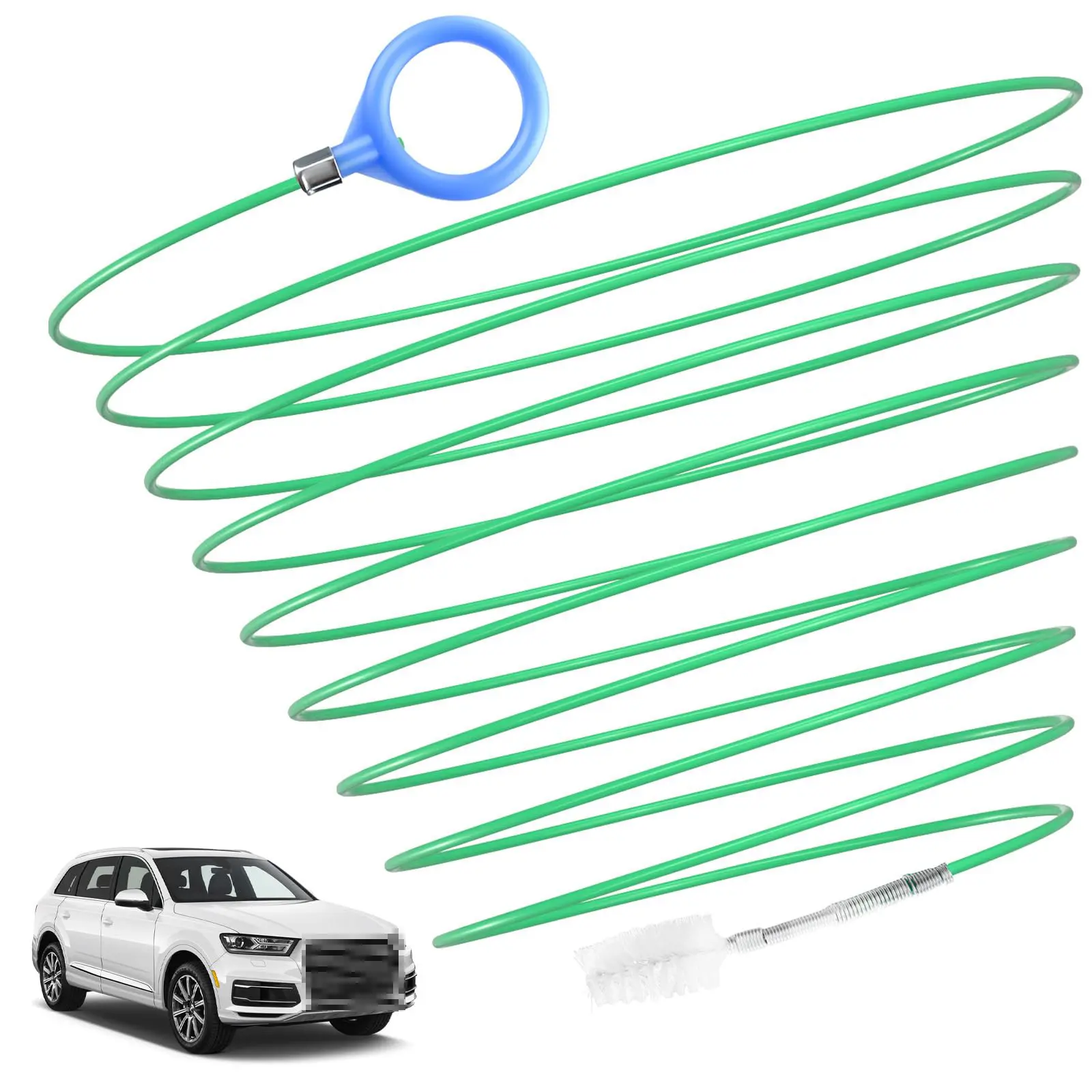 Auto Sunroof Drain Cleaning Tool, 197 Inch Flexible Tube Cleaning Brush, Flexible Drain Brush Extra Long Pipe Cleaners for Car, Car Sunroof Drain Hole Cleaner for Drains, Sewers, Windshields