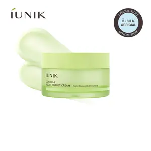 IUNIK Centella Relief Sorbet Cream | Instant Cooling & Calming for Sensitive & Redness-Prone Skin | 50ml / 1.69 fl oz