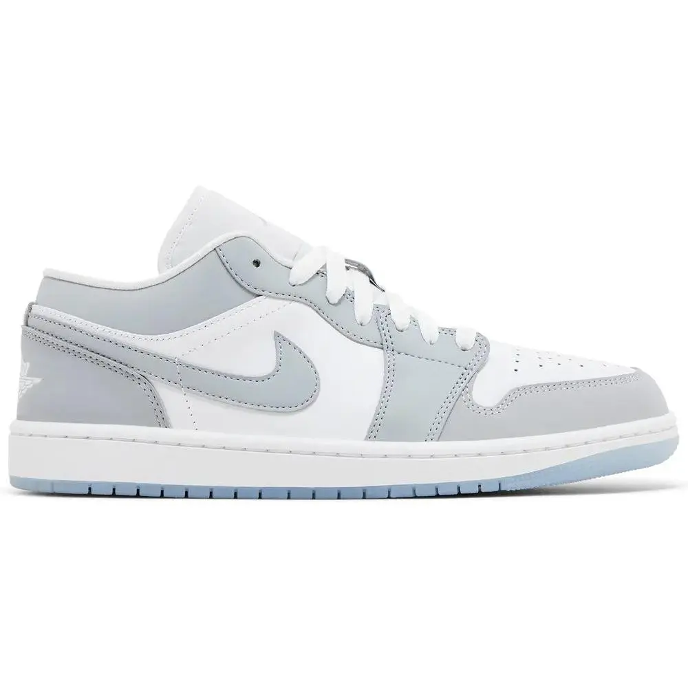 Jordan Women's 1 Low "Wolf Grey" Casual Sneaker, Trainer Shoe